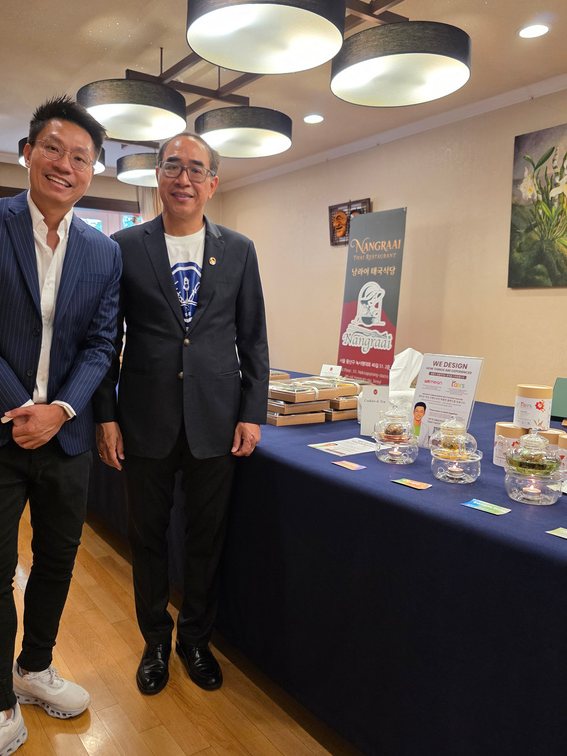 Toors founder at the Royal Thai Embassy residence in Seoul